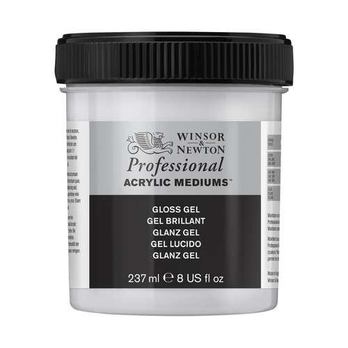 Winsor & Newton 237ml Professional Acrylic Gel Mediums - Gloss