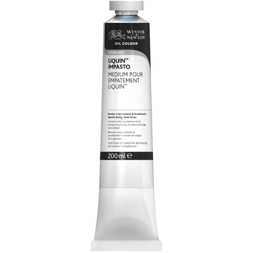 Winsor & Newton 200ml Liquin Impasto Tube Quick Drying Mediums