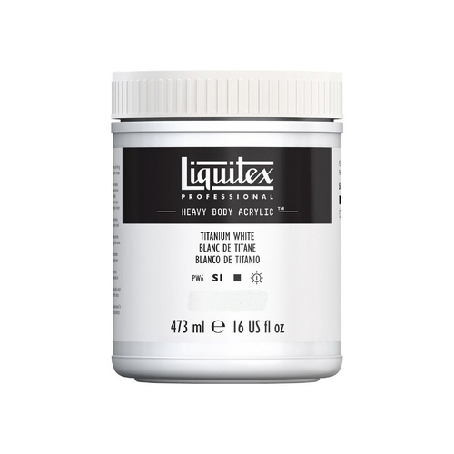 Liquitex Heavy Body Acrylic 946ml Titanium White Series 1 Crafts Painting