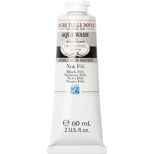 Charbonnel Aqua Wash Ink 60ml High Pigment S1 - Black F66