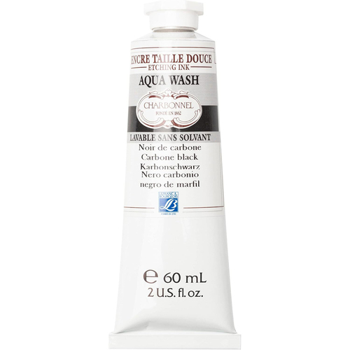 Charbonnel Aqua Wash Ink 60ml High Pigment S1 - Carbon Black