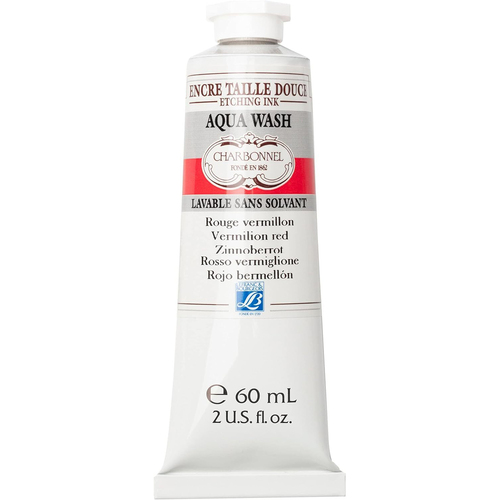 Charbonnel Aqua Wash Ink 60ml High Pigment S3 - Vermillion Red