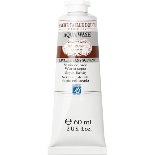 Charbonnel Aqua Wash Ink 60ml High Pigment S3 - Warm Sepia