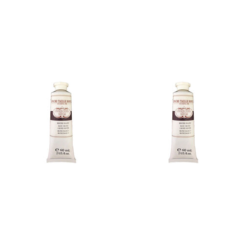 2PK Charbonnel 60ml Etching Ink Paint Tube S2 - Bistre