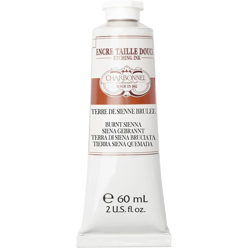 Charbonnel 60ml Etching Ink Paint Tube S2 - Burnt Sienna
