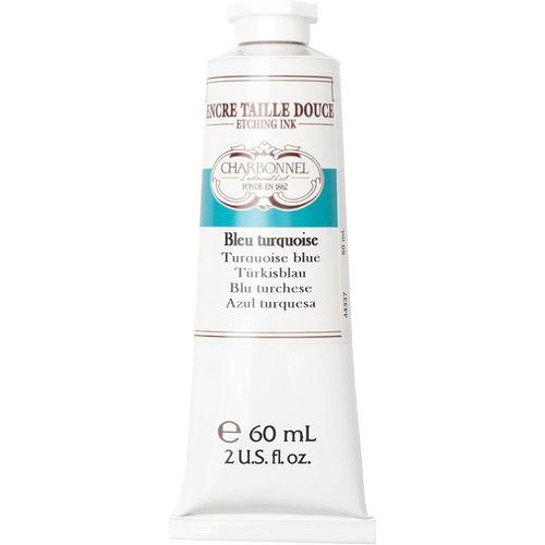 Charbonnel 60ml Etching Ink Paint Tube S2 - Turquoise Blue