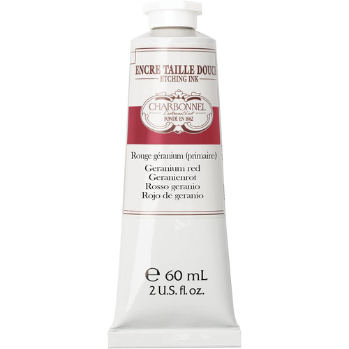 Charbonnel 60ml Etching Ink Paint Tube S4 - Geranium Red