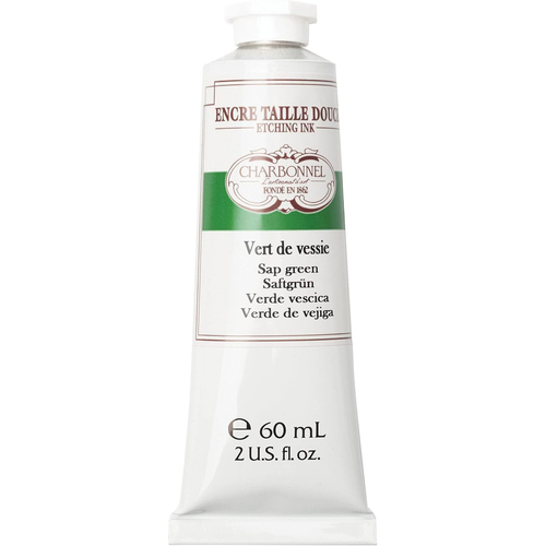 Charbonnel 60ml Etching Ink Paint Tube S4 - Sap Green