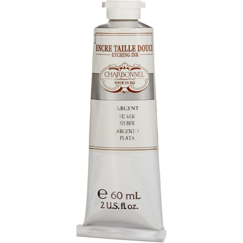 Charbonnel 60ml Etching Ink Paint Tube S4 - Silver
