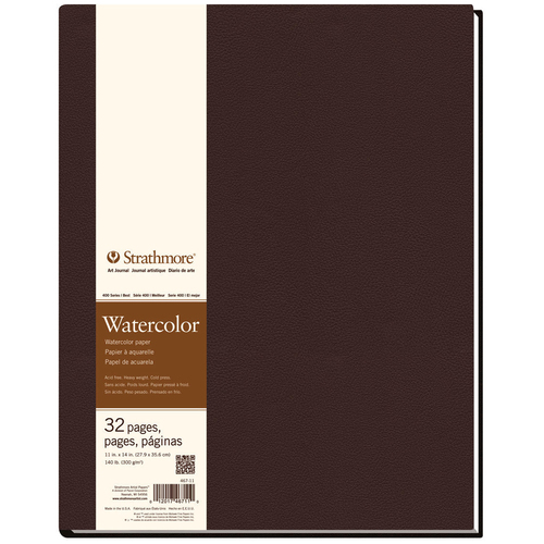 Strathmore 400 Series HB Water Colour Art Journal 11''x14'' 32 Sheets