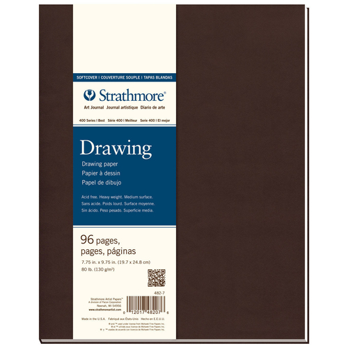 Strathmore 400 Series Drawing Softcover Art Journal 7.75x9.75'' 96 Sheets