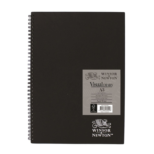 Winsor And Newton Wire Bound Visual Diary A3 FSC MIX CREDIT