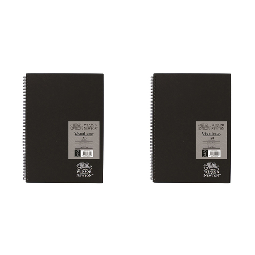2PK Winsor And Newton Wire Bound Visual Diary A3 FSC MIX CREDIT