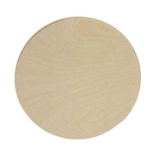 Jasart Round Wood Panel 40cm Painting Medium - Natural