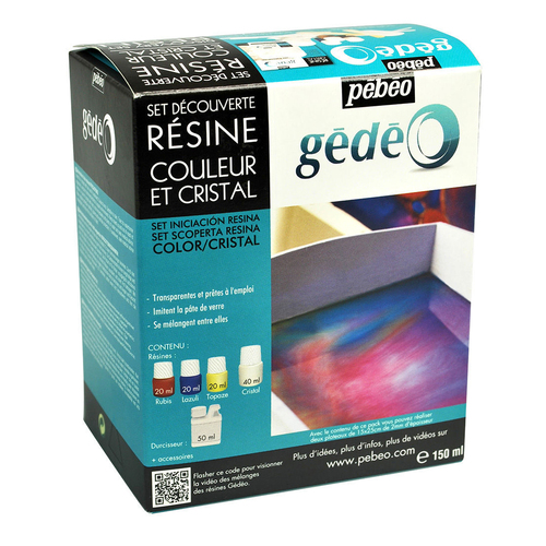 Pebeo Gedeo Assorted Resin Discovery Set Art And Craft Statue