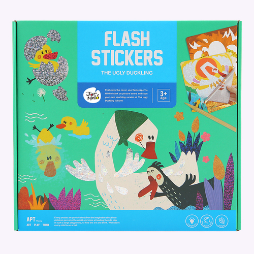 Jarmelo The Ugly Duckling Flash Stickers Craft Kit