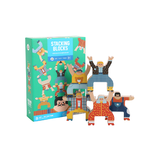 Jarmelo Hercules Club Stacking Blocks Game