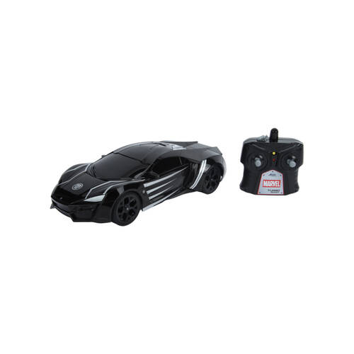 Jada Toys Marvel Comics Lykan Hypersport Black Panther R/C Car