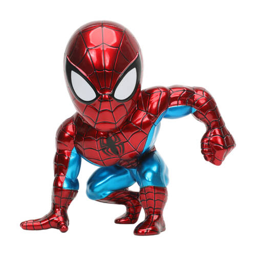 Spider-Man Ultimate 6in Diecast Metal Action Figure Red