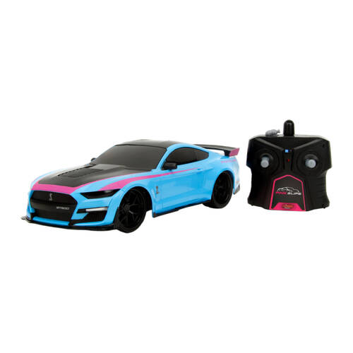 Pink Slips Blue 2020 Ford Mustang Shelby GT500 1:16 Scale RC Vehicle Toy