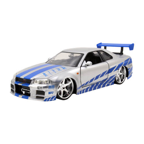Fast and Furious '02 Nissan Skyline GT-R 1:24 Scale Hollywood Ride