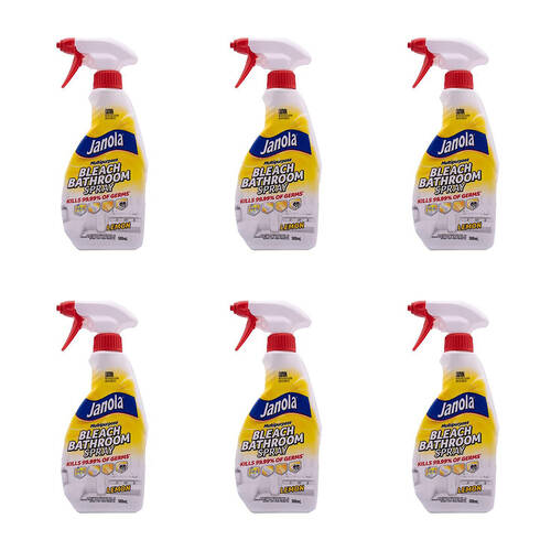 6PK Janola Multipurpose Bleach Bathroom Spray 500ml - Lemon