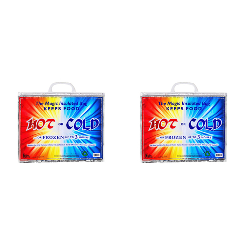 2PK Jay Bags Hot & Cold Magic Insulated Food Bag Large  Cooler
