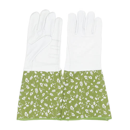 Esschert Design Garden Gloves w/ Gauntlet Gardening Accessory Medium Green