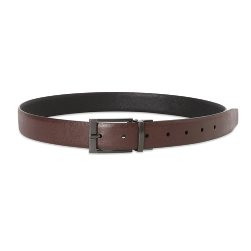Jeff Banks Reversible Belt Tapered Edge Black/Brown Size 40