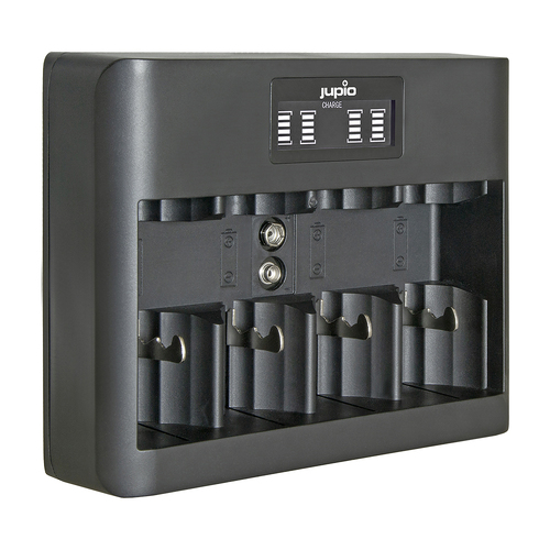 Jupio All-In-One USB Charger w/ LCD Screen For AA/AAA/C/D/9V Batteries