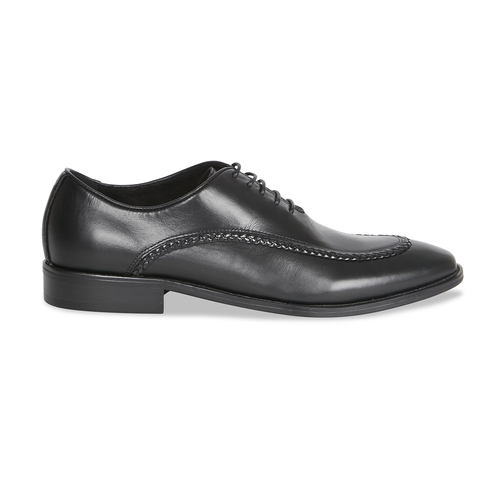 Jeff Banks Men's Woven Detail Lace Up Shoes Black AU7/EU40.5