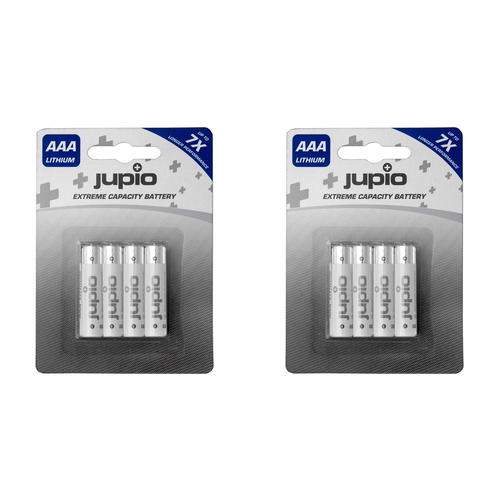 8pc Jupio Non-Rechargeable Lithium Batteries AAA VPE-14