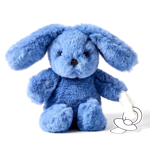 Jiggle & Giggle Polyester Bunny Dummy Clip Blue 0m+ 16cm