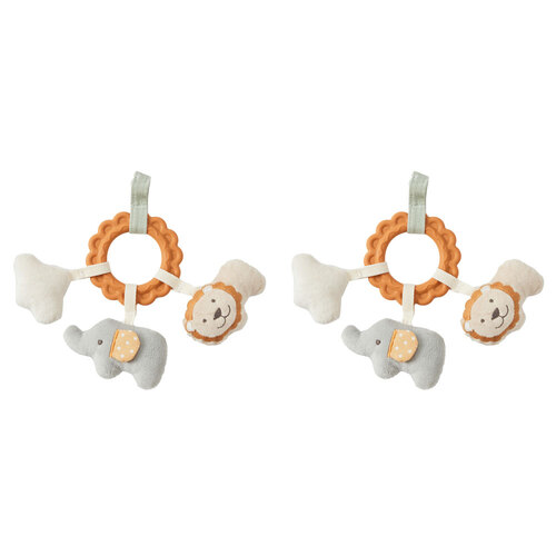 2PK Jiggle & Giggle Safari Activity Toy Baby/Infant 0m+