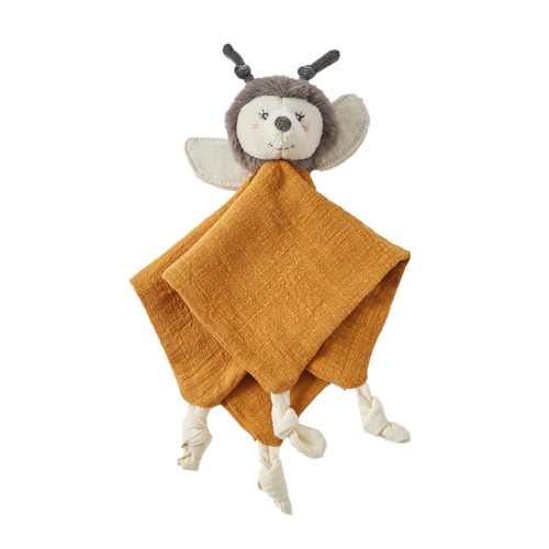 Jiggle & Giggle 23cm Bumble the Bee Comforter - Brown