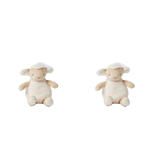 2PK Jiggle & Giggle Beau Sheep Rattle Baby/Infant Toy Large 0m+