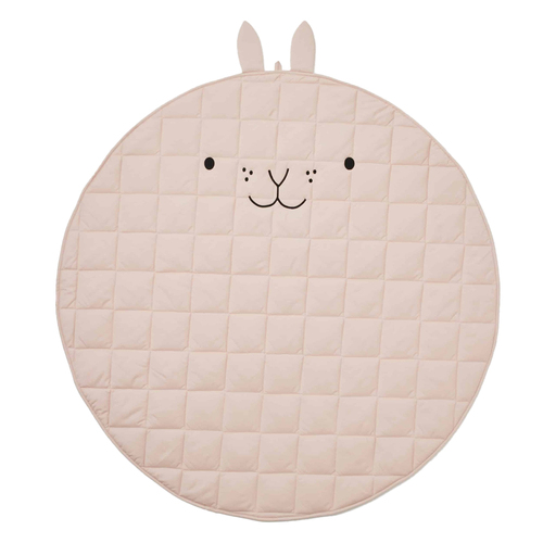 Jiggle & Giggle Kids Bunny 120cm Quilted Playmat - Pink