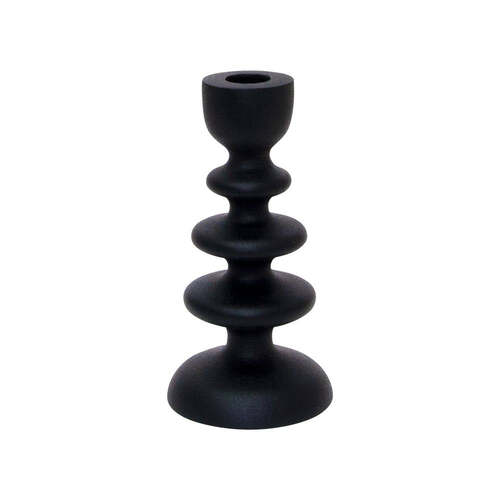 J.Elliot Novo 8.5x17.5cm Home Decor Candle Holder - Black