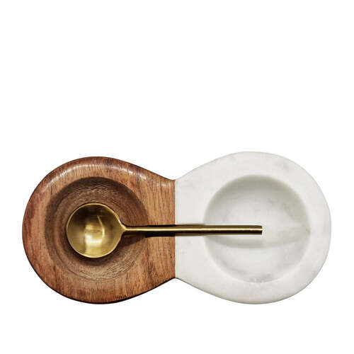 J.Elliot Kelby 12x6x3.5cm Salt & Pepper Pinch Pot w/ Spoon