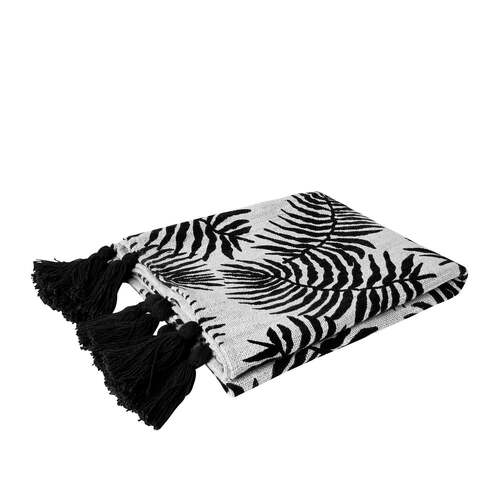 J.Elliot Alannah 130x170cm Cotton Throw Blanket - Black