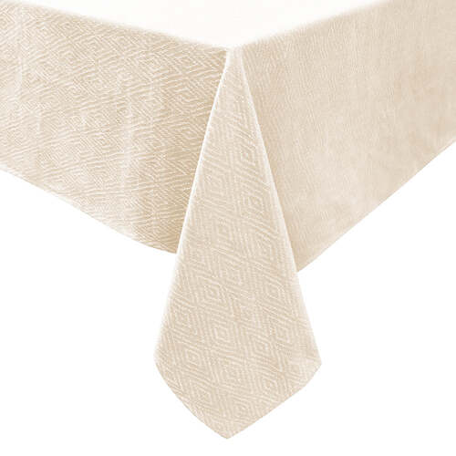 J.Elliot Charlotte Rectangle 150x250cm Tablecloth - Cream/White