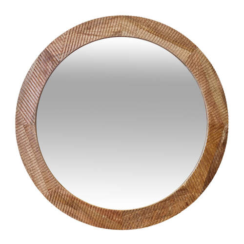 J.Elliot Home Claire Wall Mirror Round 80cm Natural