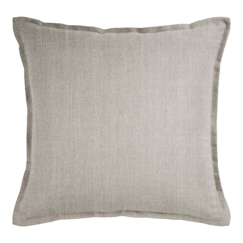 J Elliot Home Linen Collection 50x50cm Feather Filled Cushion Square Stone