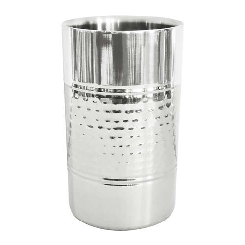 J.Elliot Home Alfie 12x18cm Wine Cooler - Hammered Chrome