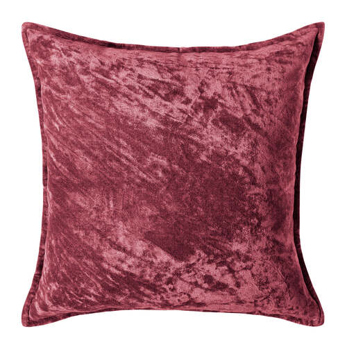 J. Elliot Home Veronica Cotton Velvet Cushion 50x50cm Grape