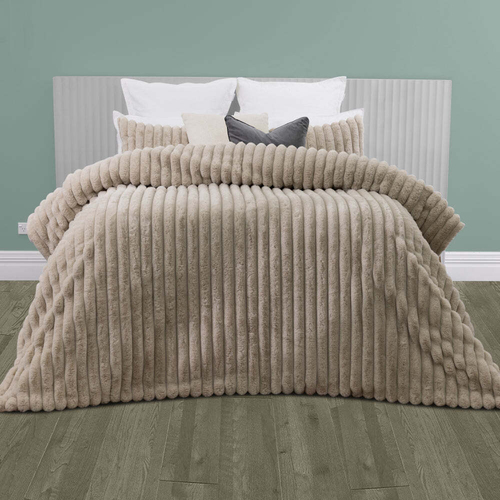 3pc J Elliot Home Arna Queen Comforter w/Pillowcases - Natural