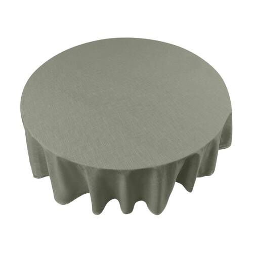 J.Elliot Home 100% Cotton Simon Circular Tablecloth 180x180x0.2cm Green