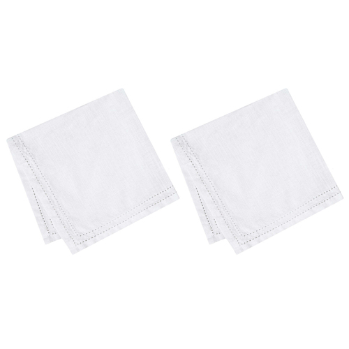 2PK J.Elliot Home Simon Dinnerware Napkin 45x45cm White