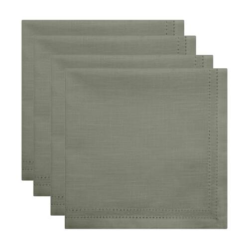 4pc J.Elliot Home 100% Cotton Sally Napkins Tableware 45x45x0.2cm Green