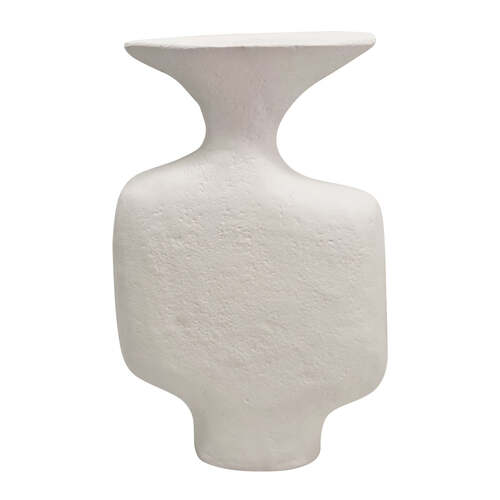 J.Elliot Home Heather Irregular Vase Large 18x7x29cm White